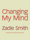 Cover image for Changing My Mind